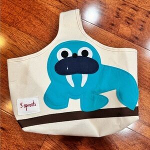 3 Sprouts Blue Walrus Kids Diaper Bag